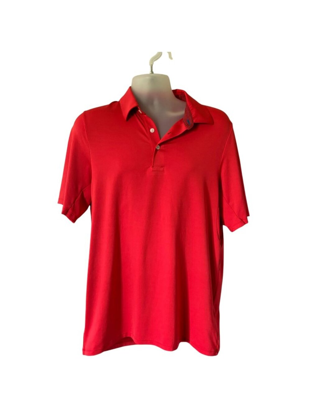 KJUS Red Polo UPF 50+ Golf Athletic Casual Size Medium